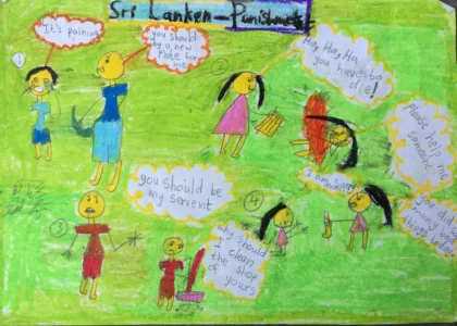 Children's art entry used for the ICCPR resource