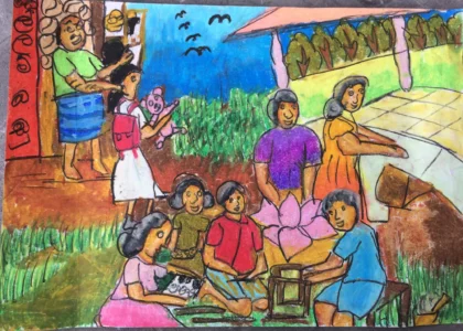 Children's art entry used for the 2012 resource
